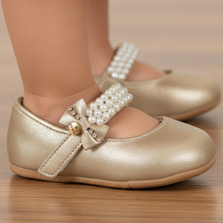 Sapatilha Infantil Menina Boneca Verniz Laço Pérolas Batizado Casamento Festa Luxo Blogueirinha - 18 ao 24 em Oferta na Shopee