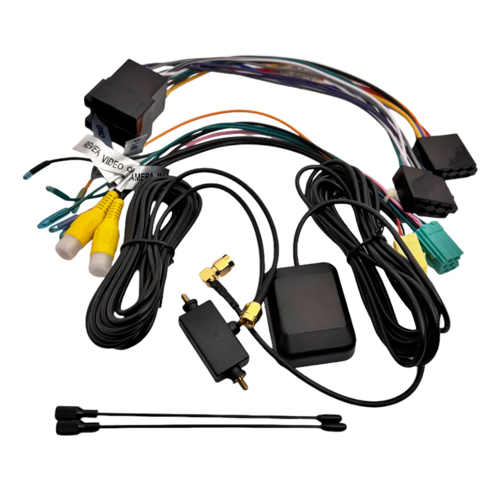 Kit Chicote Fiação + Antenas Multimidia Dvd Positron Sp8500