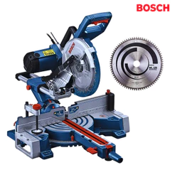 Serra meia esquadria telescópica Bosch GCM 254 D + Disco 220V