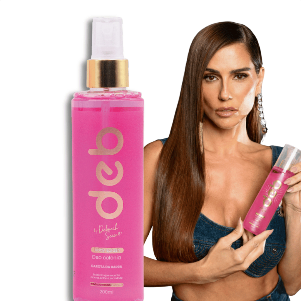 Body Splash Garota da Barra Deborah Secco 200ml Aroma Suave Pós-Banho