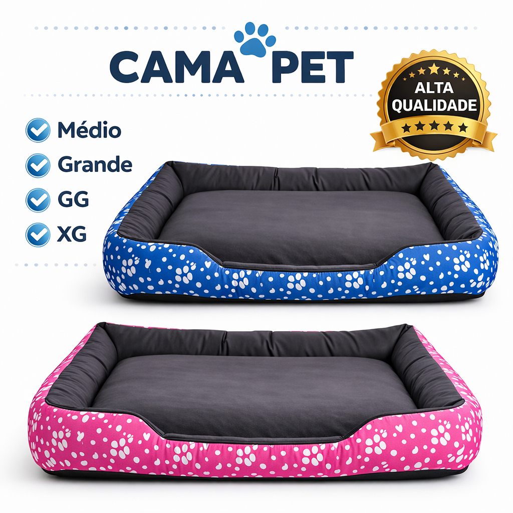 Cama De Cachorro Grande Casinha Caminha Pet Colchonete Impermeável Coberta Manta em Oferta na Shopee
