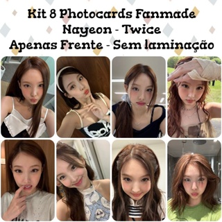 Kit 8 Photocards Fanmade Nayeon Twice Selca Kpop em Oferta na Shopee