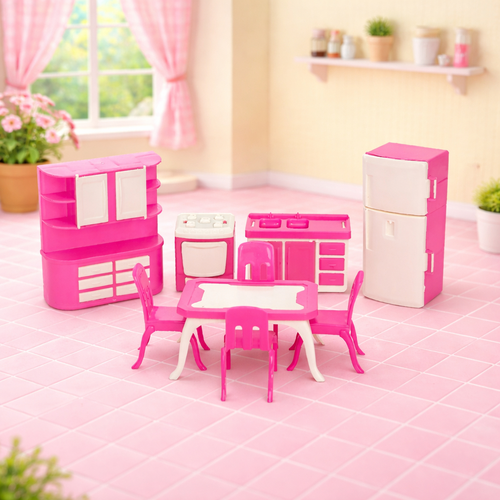 Kit Brinquedo Mini Cozinha Completa Presente Infantil Pequena Rosa em Oferta na Shopee
