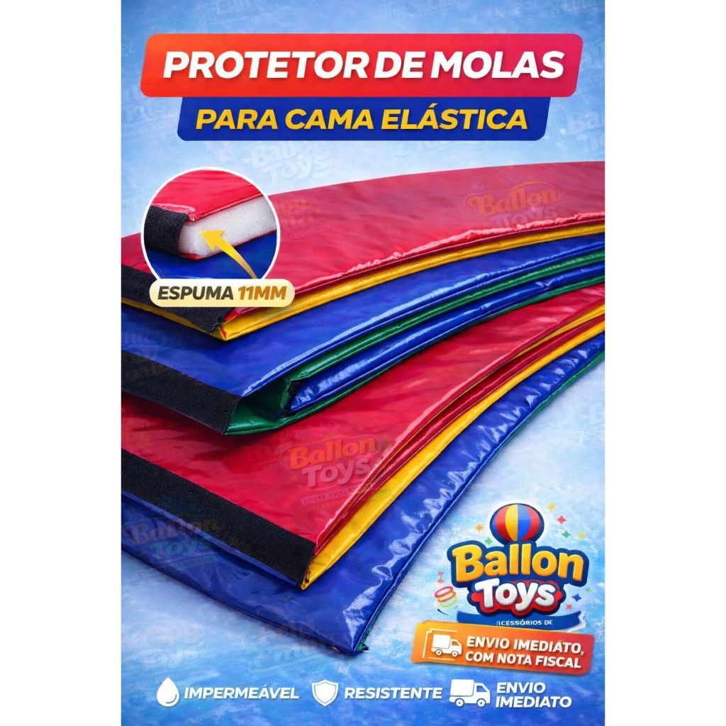 Protetor de Molas 3,05 Para Cama Elástica / Pula Pula / Trampolim