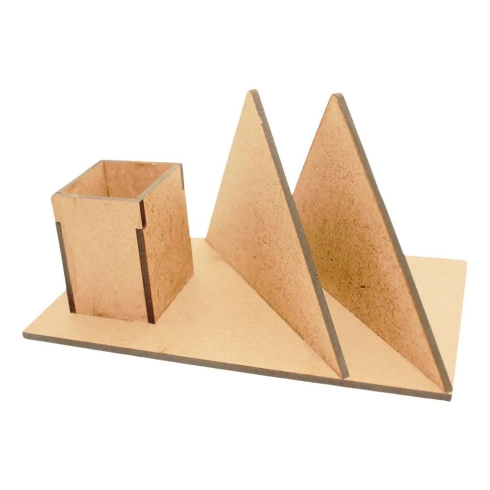 Kit 50 Porta Guardanapo Paliteiro 17cm Mdf Cru Festa Mdf Cru