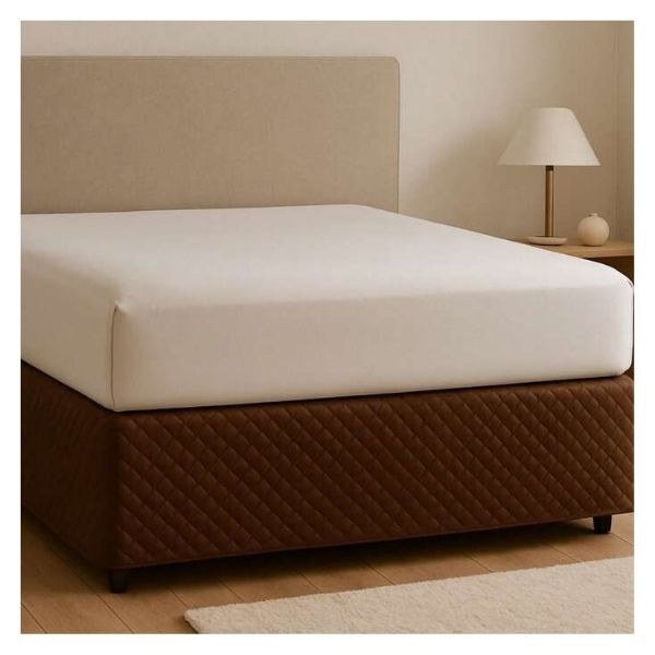 Saia de Cama Box Com Elástico Matelado Ultrassônico Cama Casal Solteiro Queen King Microfibra