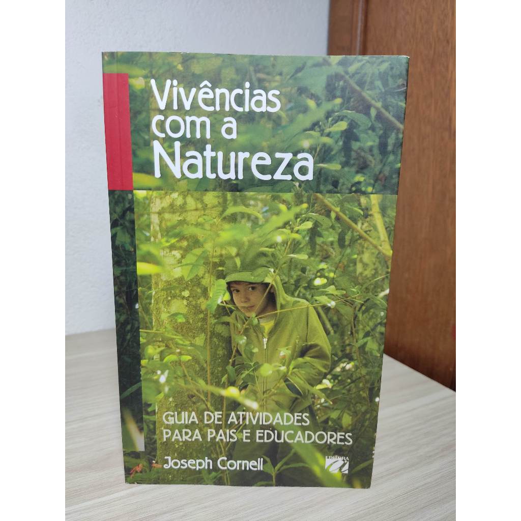 Livro - Vivências Com A Natureza, por Joseph Cornell, Usado, em bom estado de conservação