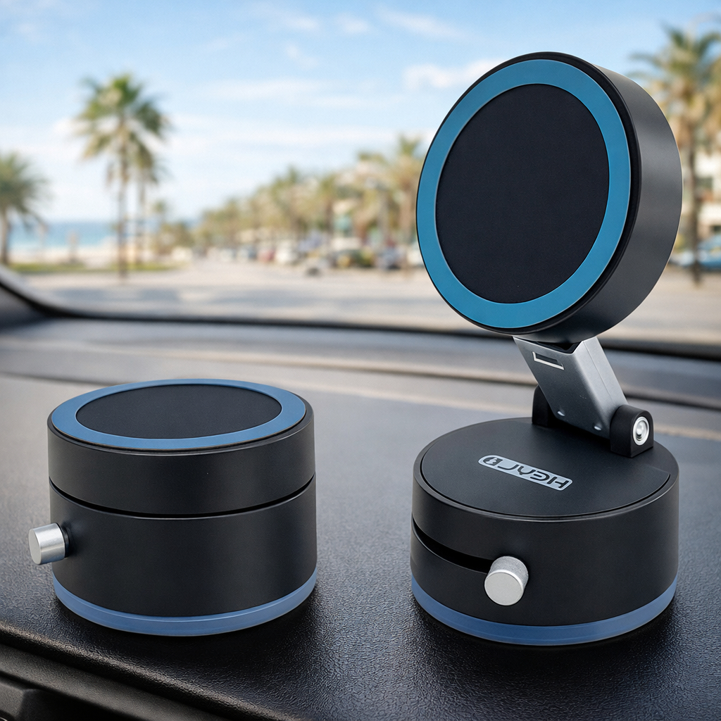 Suporte dobrável 360° para celular Suporte Magnético de Absorção de Carro a Vácuo Super Dupla Face
