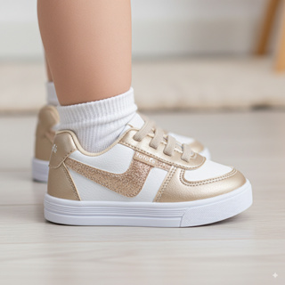 Tênis Infantil Menina Casual Confortável Brilho Glitter Escolar Dia a Dia Blogueirinha - 18 ao 24 em Oferta na Shopee