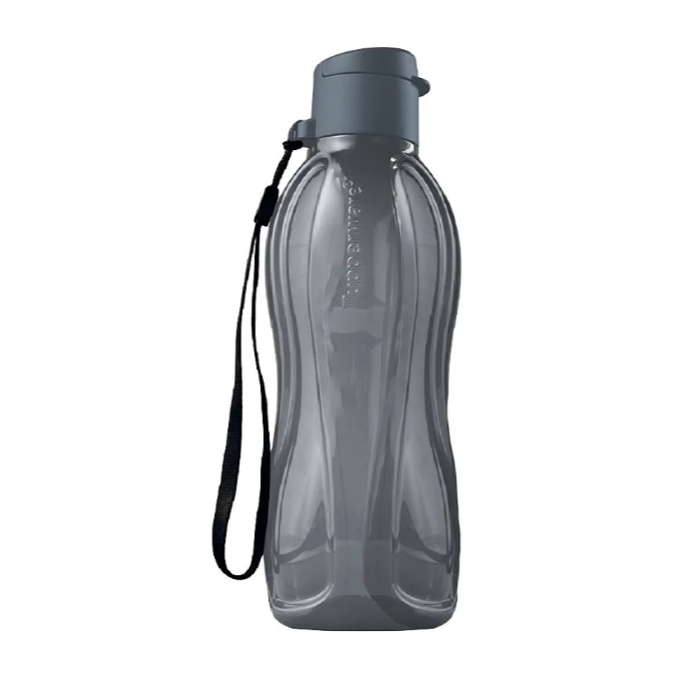 Tupperware Eco Tupper 500ml Plus cor Cinza Translucida Garrafa_Squeeze