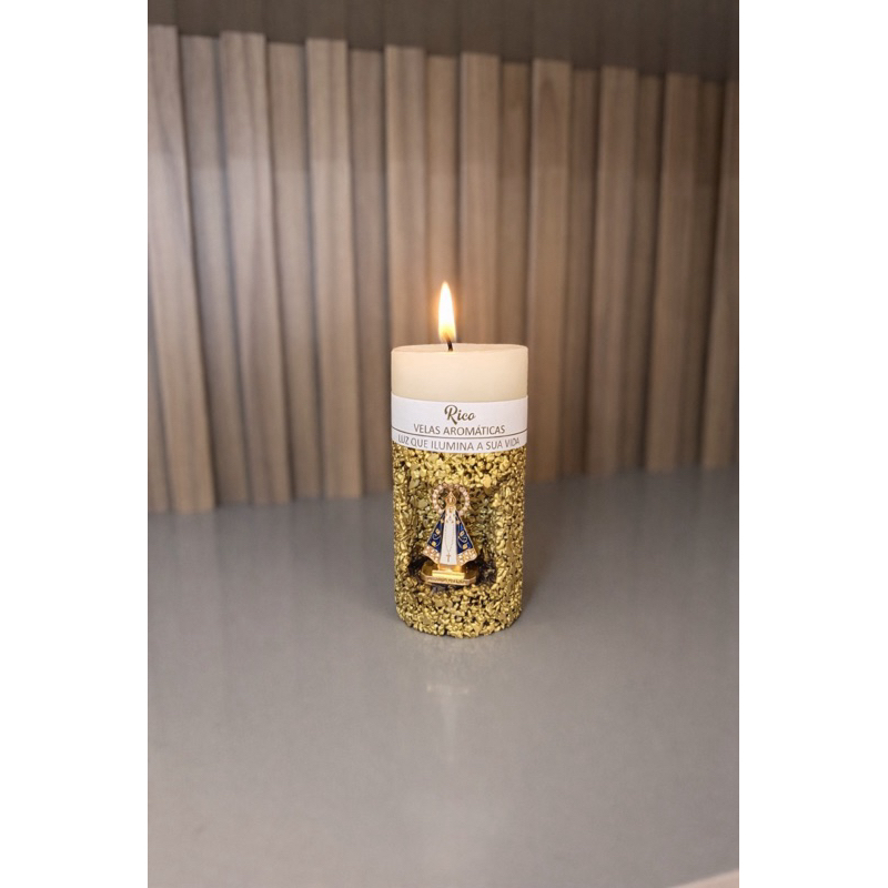 vela dourada de nossa Senhora Aparecida