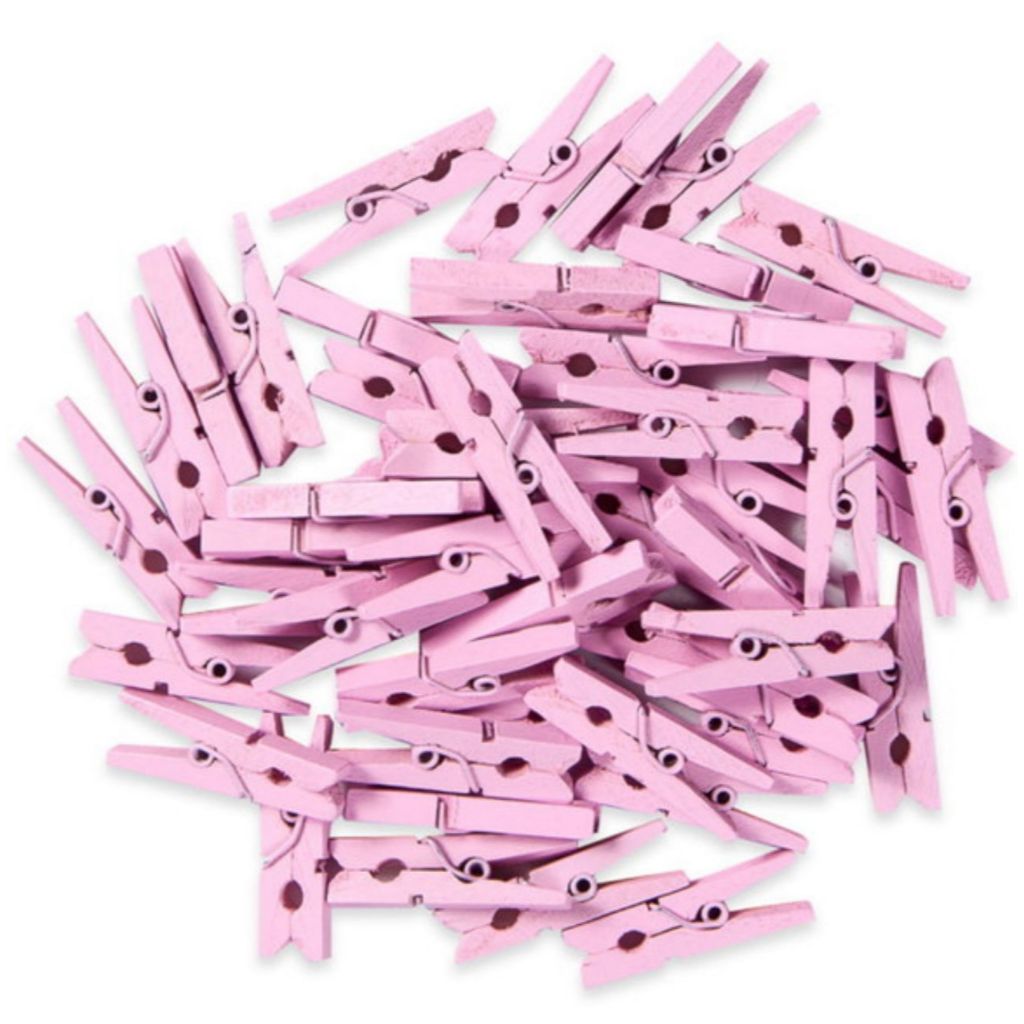 MINI PRENDEDOR MADEIRA3,5 CM COM 30 UNIDADES em Oferta na Shopee