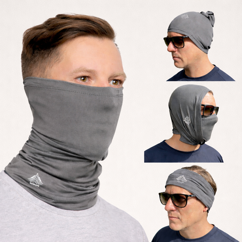 Buff Bandana UV50+ Outdoor Dry Fit Respirável Proteção Solar Esportes