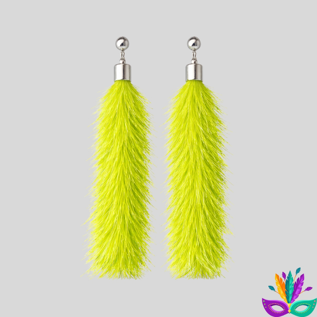 Brinco Pom Pom Rosa Feminino – Colorido, Leve e Perfeito para Carnaval em Oferta na Shopee