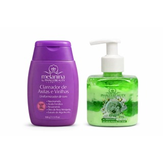 Kit Clareador de Axilas e Virilhas + Gel Aromatizante de Virilhas PhalleBeauty em Oferta na Shopee