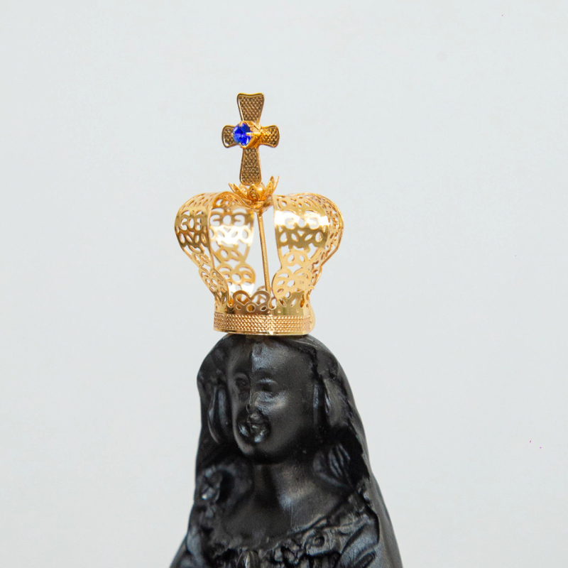 Coroa Folheada Para imagem de Nossa Senhora Aparecida — imagem 2 de 2