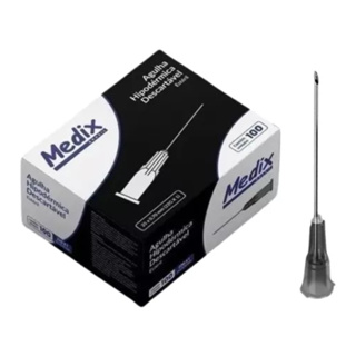 Kit Agulha Hipodérmica Descartável Medix 30x0,07mm Caixa C/100 Unidades em Oferta na Shopee
