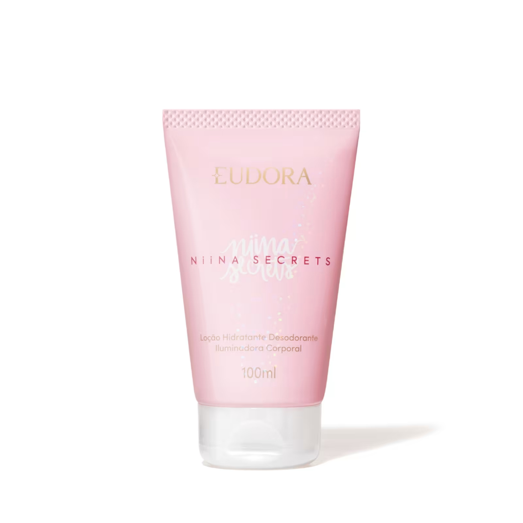 EUDORA Loção Hidratante Desodorante Iluminadora Corporal Niina Secrets 100ml- PRODUTO ORIGINAL