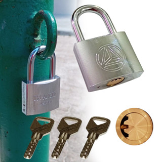 Cadeado TrianGle Antifurto Chave Atomica 45mm P/ Correntes Portões Armario Gaveta Vitrine em Oferta na Shopee