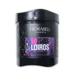 Máscara Matizadora 50 Tons de Loiro 450g Hidrabell Anti Amarelo Shine Blond Hidratação