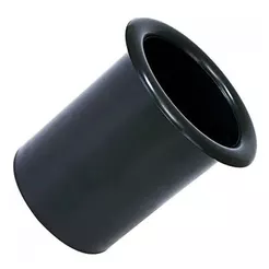 Aero Duto Preto 3" Redondo Fiamon