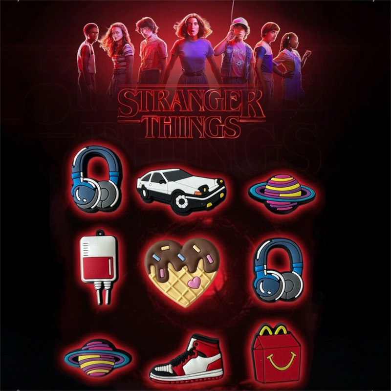 Kit pins para babuche stranger anos 80 tênis waffle things max will mundo invertido vecna eleven em Oferta na Shopee