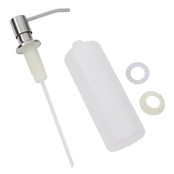 Dispenser De Detergente Inox 300ml Para Embutir Cozinha Elegante Resistente Prático