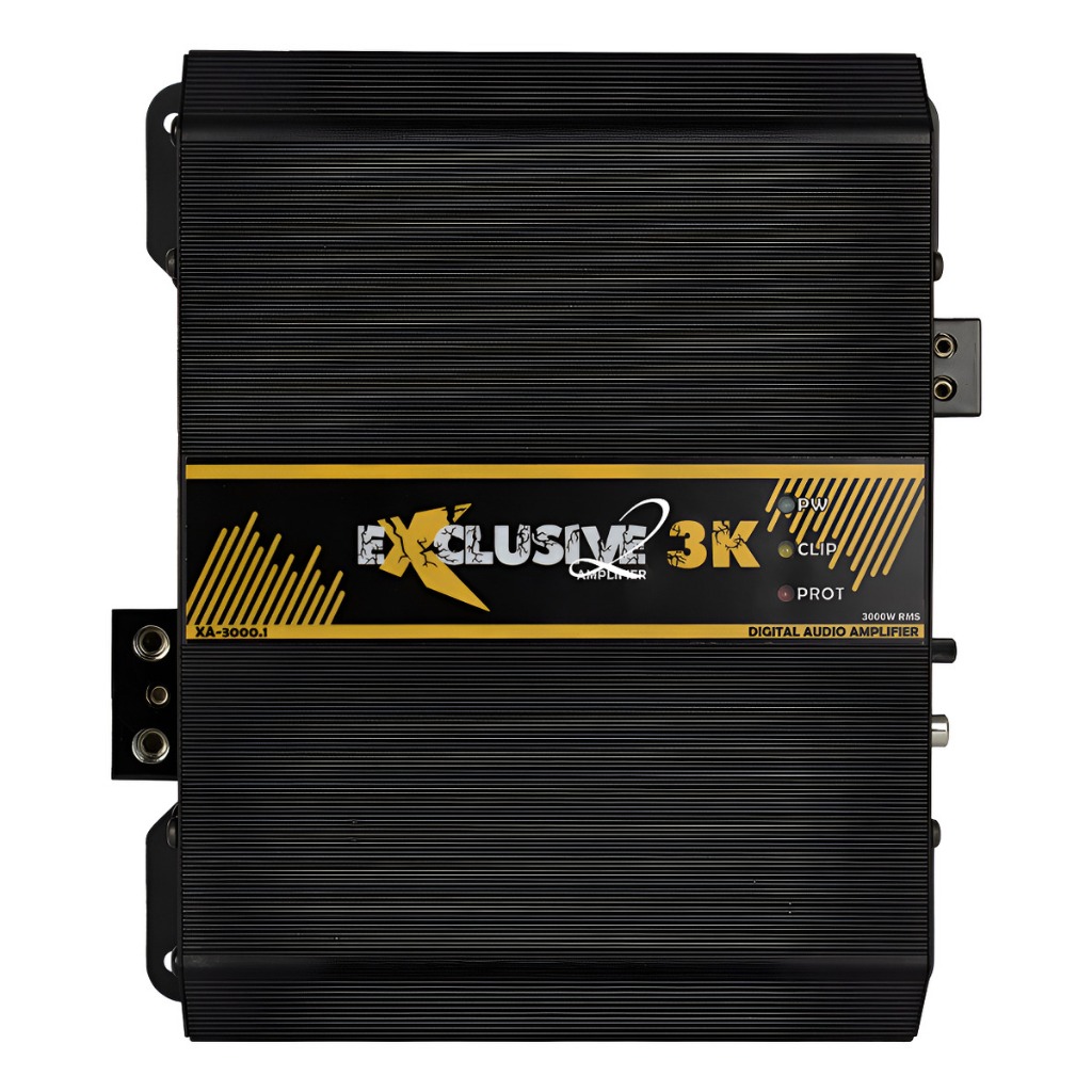 Modulo Amplificador Exclusive Xa 3000wrms 1 Canal Potencia Barra Som