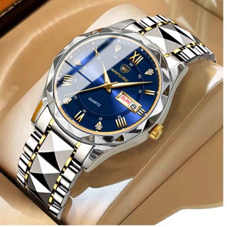 ANPUBE Relógio Masculino De Luxo Quartz Aço Inoxidável À Prova d’Água 30m Luminoso com Calendário em Oferta na Shopee