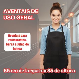 Avental Oxford/Avental com bolso/ Avental Unissex com Bolso/ Avental com Regulagem/ Oxford/Avental