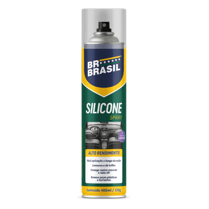 Silicone LAVANDA Spray Finalizador Automotivo Perfumado 400ml/230g