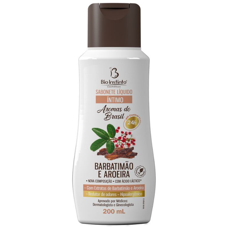 Sabonete Íntimo Barbatimão e Aroeira Original 200ml Bio Instinto