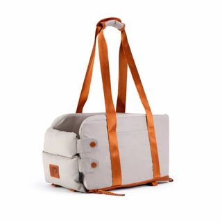 Bolsa de Transporte  Pet Para Carro Plush Up4you Bege