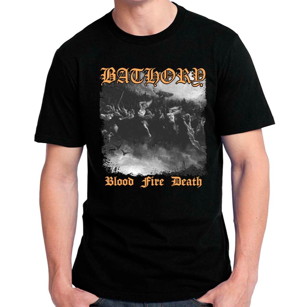 BATHORY blood fire death - camiseta, babylook, regata, manga longa e blusa moletom