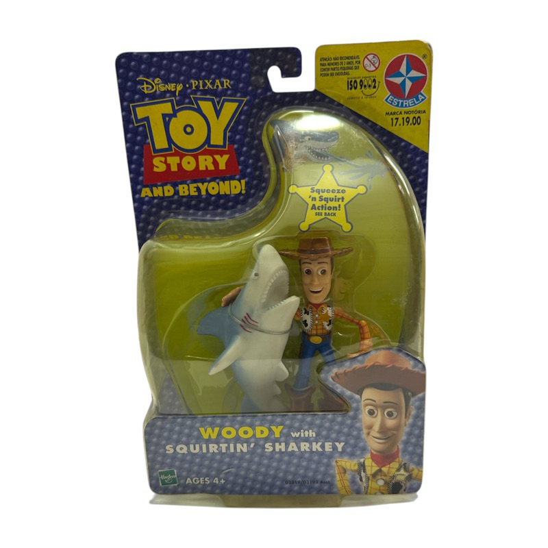 Boneco Woody com Tubarão Toy Story  - Estrela 2002