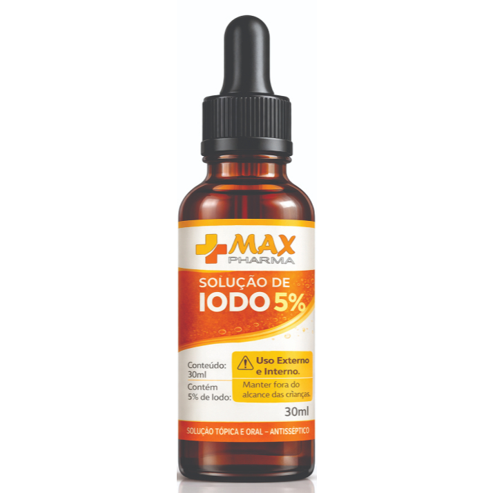 Solução De Iodo 5% - 30 ML em Oferta na Shopee