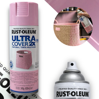Spray Ultra Cover Multiuso Rosa Claro Brilhante Rust Oleum em Oferta na Shopee