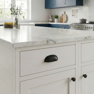 Puxador Concha De Gavetas Armarios Porta De Cozinha 64MM em Oferta na Shopee