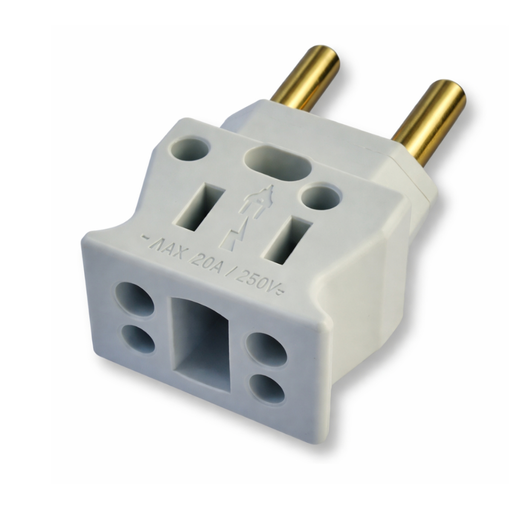 Adaptador Elétrico Macho 20A para Fêmea 10/20A – Reforçado 250V em Oferta na Shopee