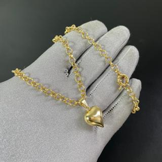 Gargantilha Português 4mm Com Coração De Moeda Antiga em Oferta na Shopee