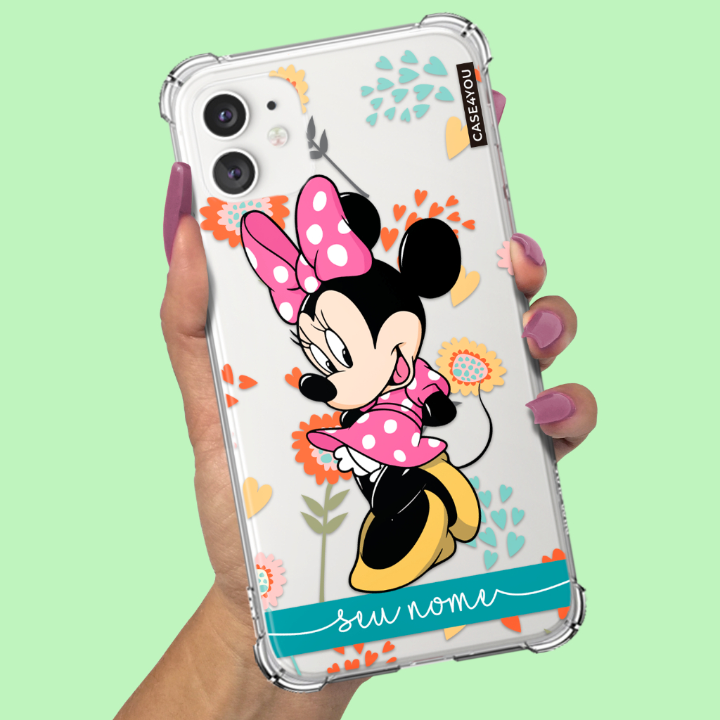 Capa Capinha Para Samsung Galaxy A30 A30s A31 A32 A33 A34 A35 A36 A37 Personalizada Minnie 5