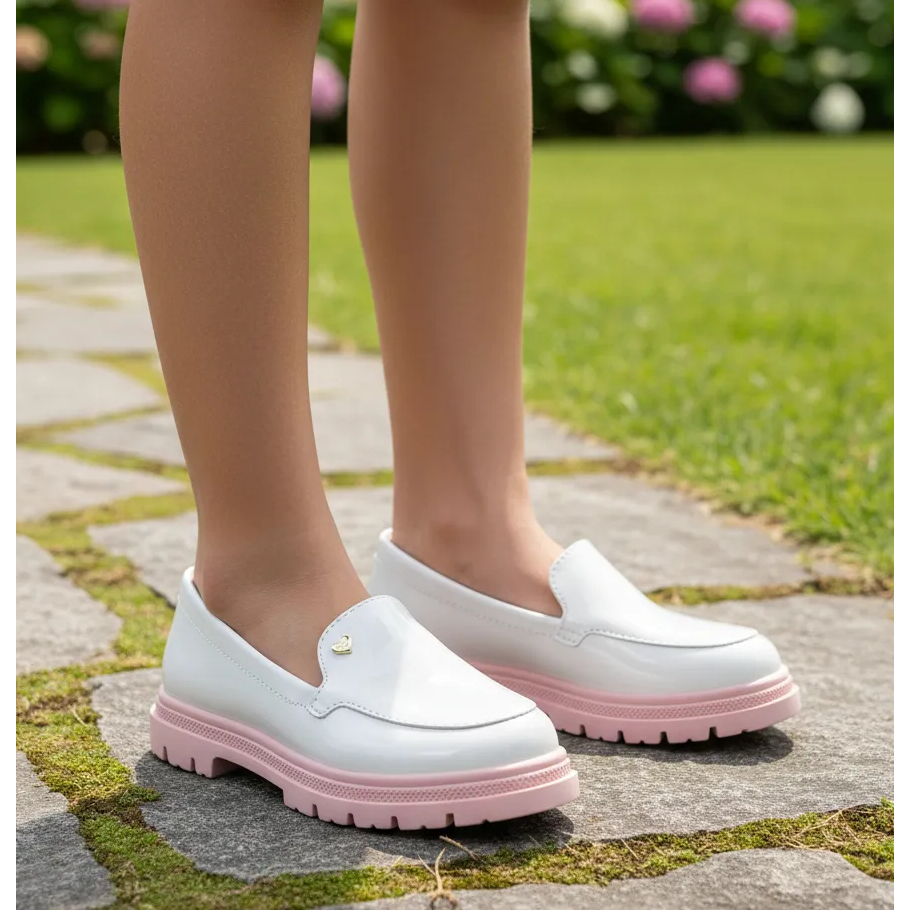 Sapato Mocassim Infantil Molekinha Tratorado 2566.100