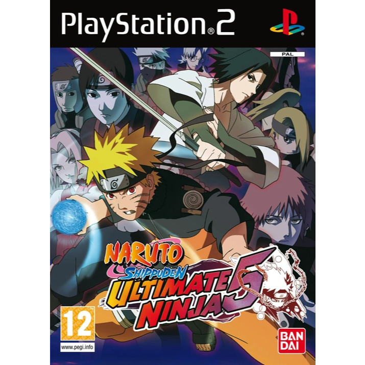 Jogo Naruto Shippuden: Ultimate Ninja 5 - Jogo para Playstation 2 - PS2 - Midia Fisica