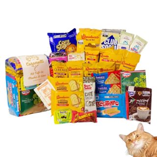 5 Kits para Cesta de Café da Manhã com 30 itens em Oferta na Shopee