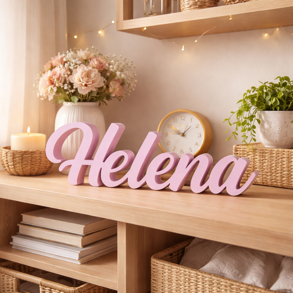 Letreiro Nome personalizado - Decoração em Oferta na Shopee