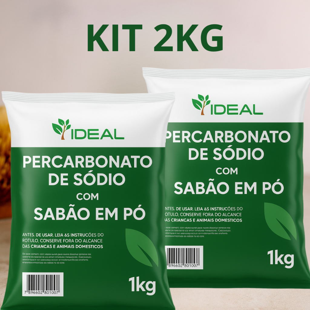 Percabonato Perfumado Com Sabão em Pó 2kg 1kg em Oferta na Shopee