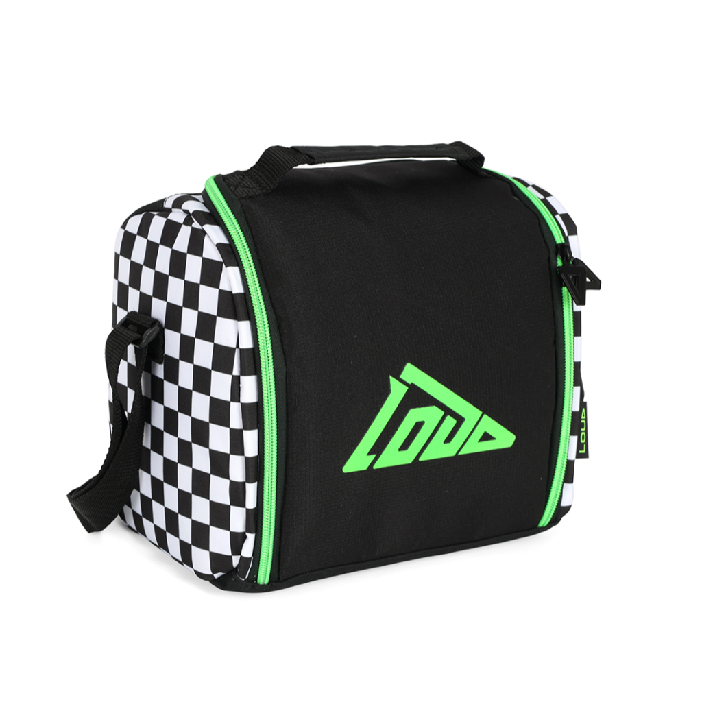 Lancheira Escolar Juvenil Média Transversal Loud Green em Oferta na Shopee