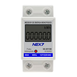 Medidor Consumo de Energia Monofásico 127/220V BIVOLT 80A em Oferta na Shopee