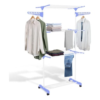 Varal De Roupa Aco Inox Dobravel Vertical Cor Prateado em Oferta na Shopee