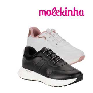 Tênis Menina Infantil Molekinha Casual 2580.102 em Oferta na Shopee